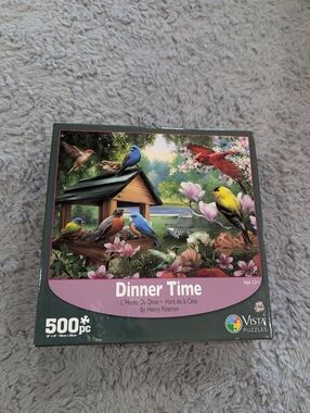 Henry Petersen, "Dinner Time" 500 Pc Puzzle
